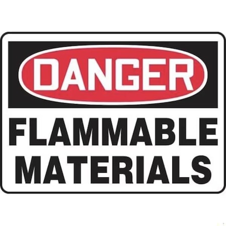 Accuform OSHA DANGER SAFETY SIGN FLAMMABLE MCHL186XT MCHL186XT